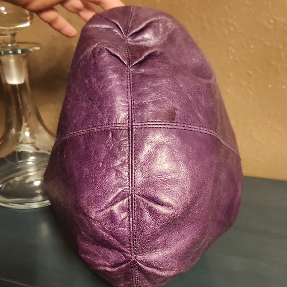 HOBO Purple Leather Hobo Bag - Picture 7 of 11